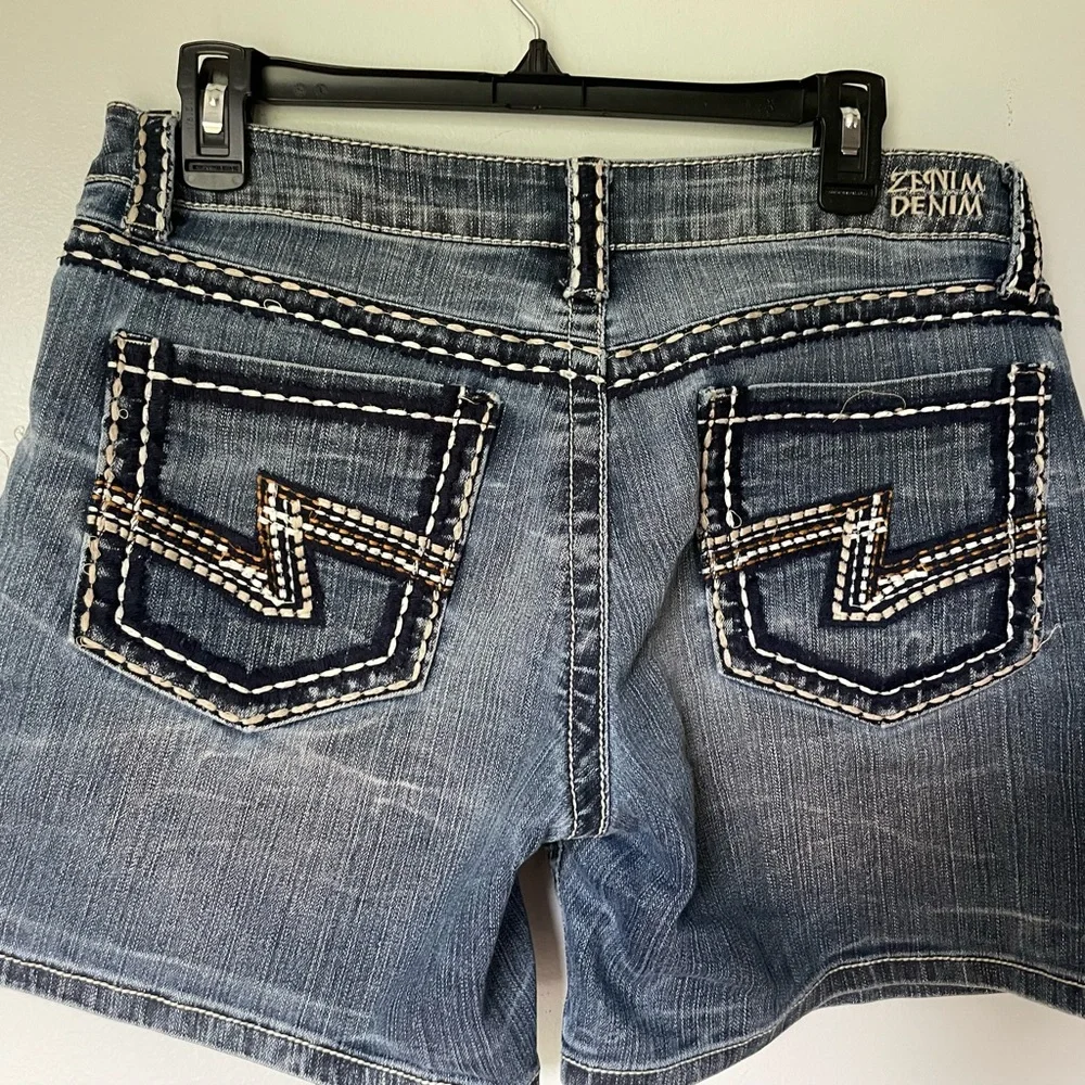 Zenim Denim Shorts, Size 10